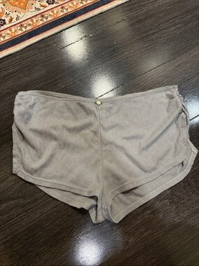 Free people intimately pajama shorts grey M